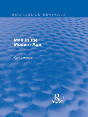 cover image of Man in the Modern Age